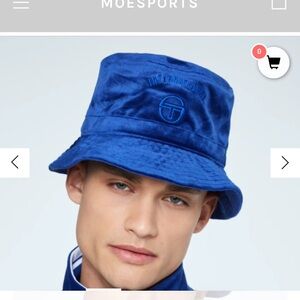 Sergio Tacchini Blue Sporty Bucket Sovana Hat